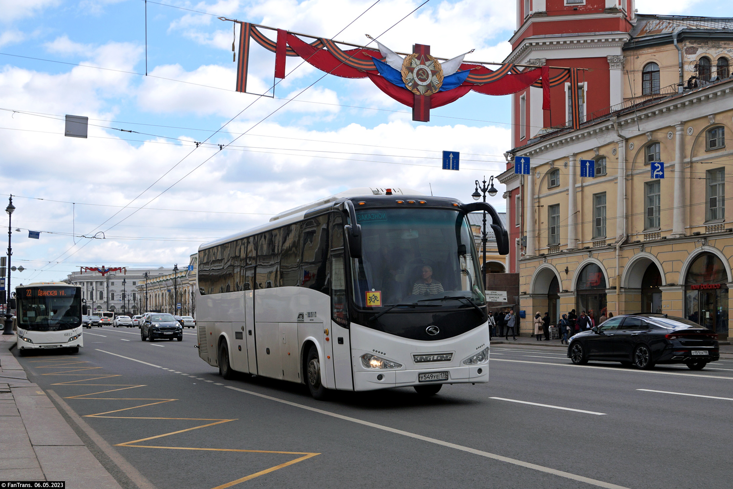 Санкт-Петербург, King Long XMQ6127C № У 549 УЕ 178