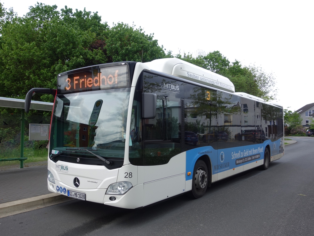 Гессен, Mercedes-Benz Citaro C2 NGT hybrid № 28