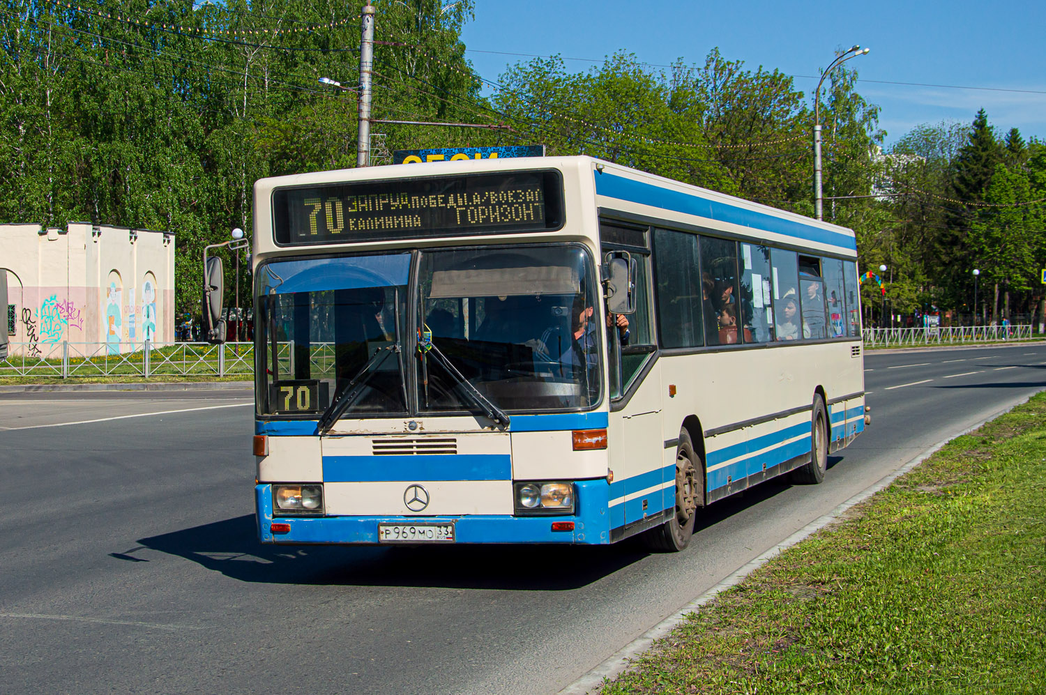 Пензенская область, Mercedes-Benz O405N № Р 969 МО 33