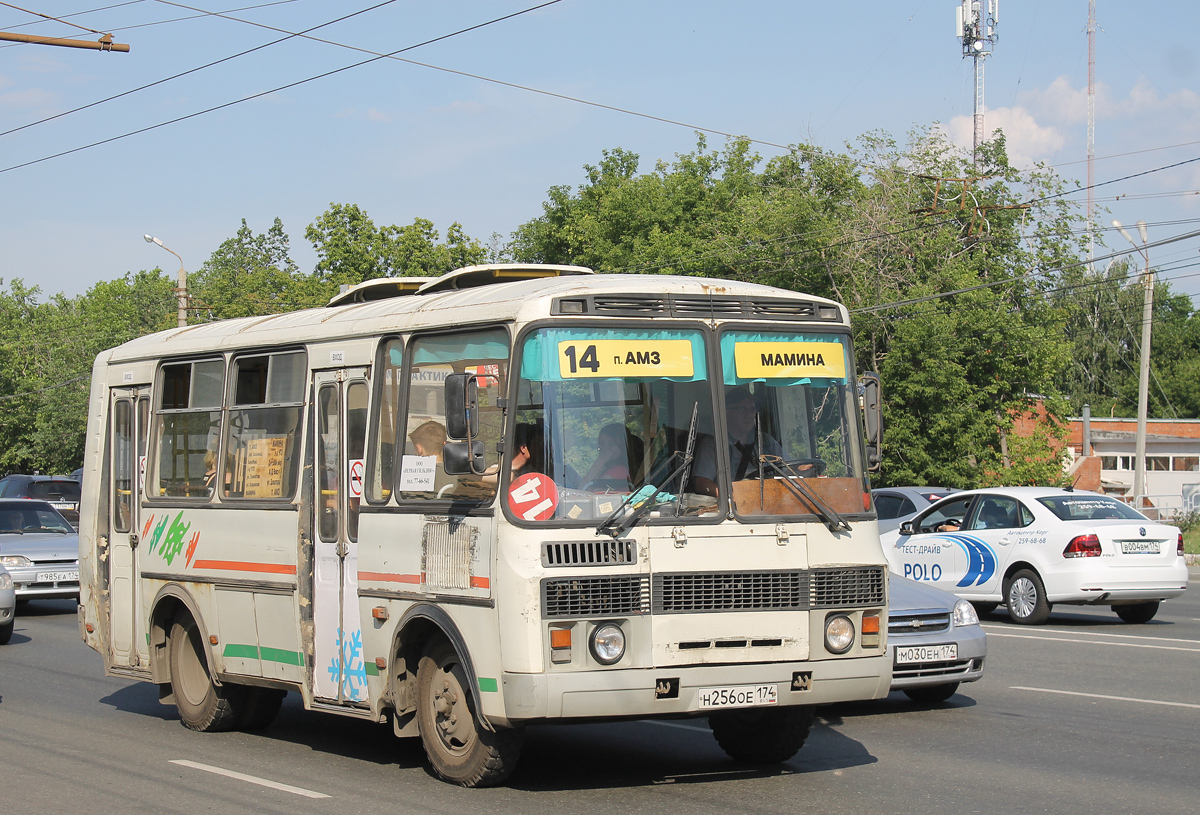 Челябинская область, ПАЗ-32054 № Н 256 ОЕ 174