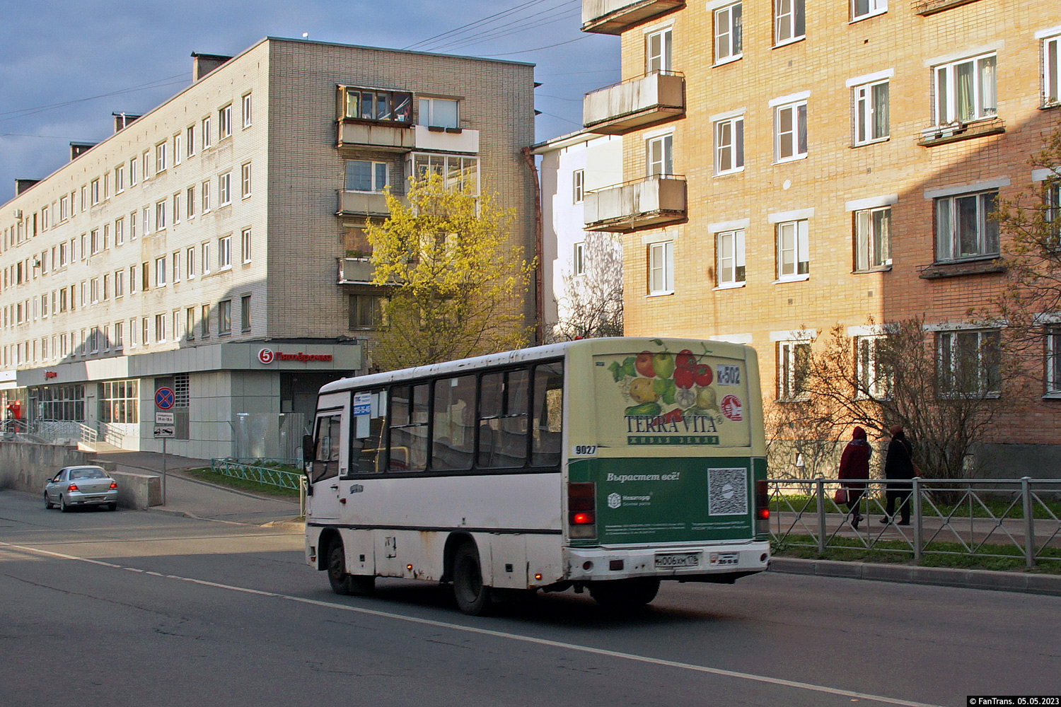 Санкт-Петербург, ПАЗ-320402-05 № 9027