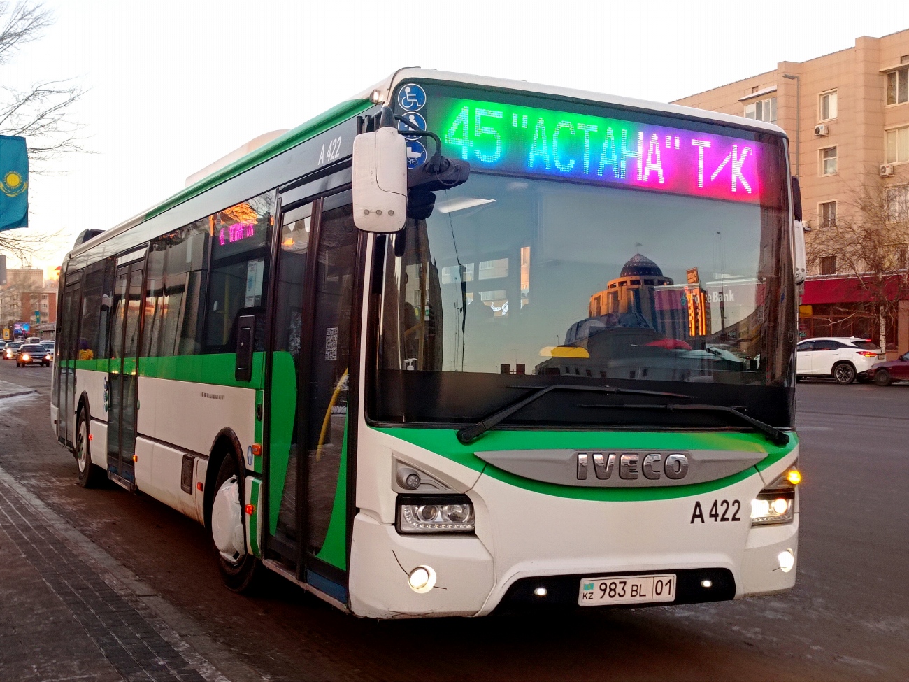 Астана, IVECO Urbanway 12M (СарыаркаАвтоПром) № A422