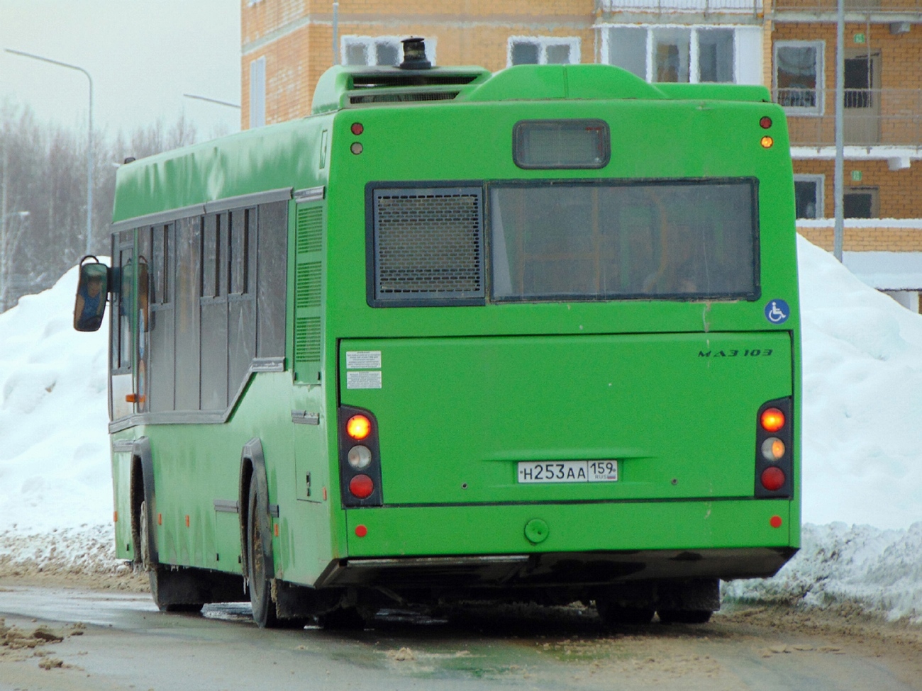 Пермский край, МАЗ-103.486 № Н 253 АА 159