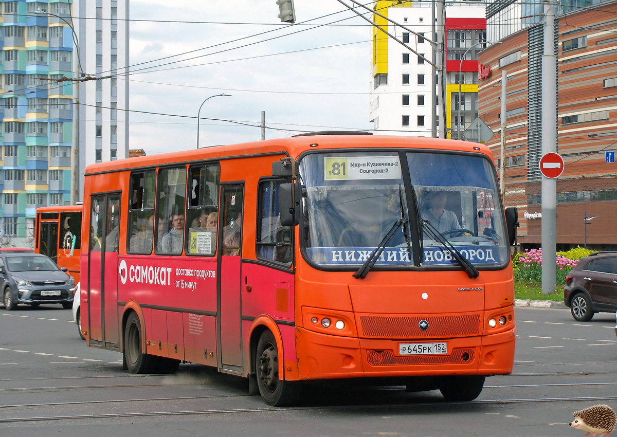 Нижегородская область, ПАЗ-320414-05 "Вектор" № Р 645 РК 152