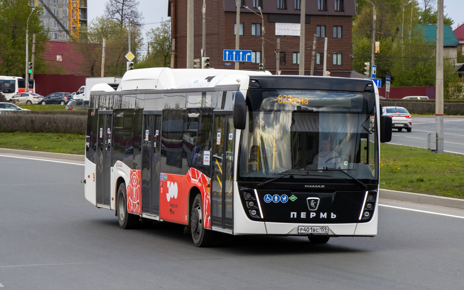 Пермский край, НефАЗ-5299-40-57 (CNG) № Р 401 ВС 159