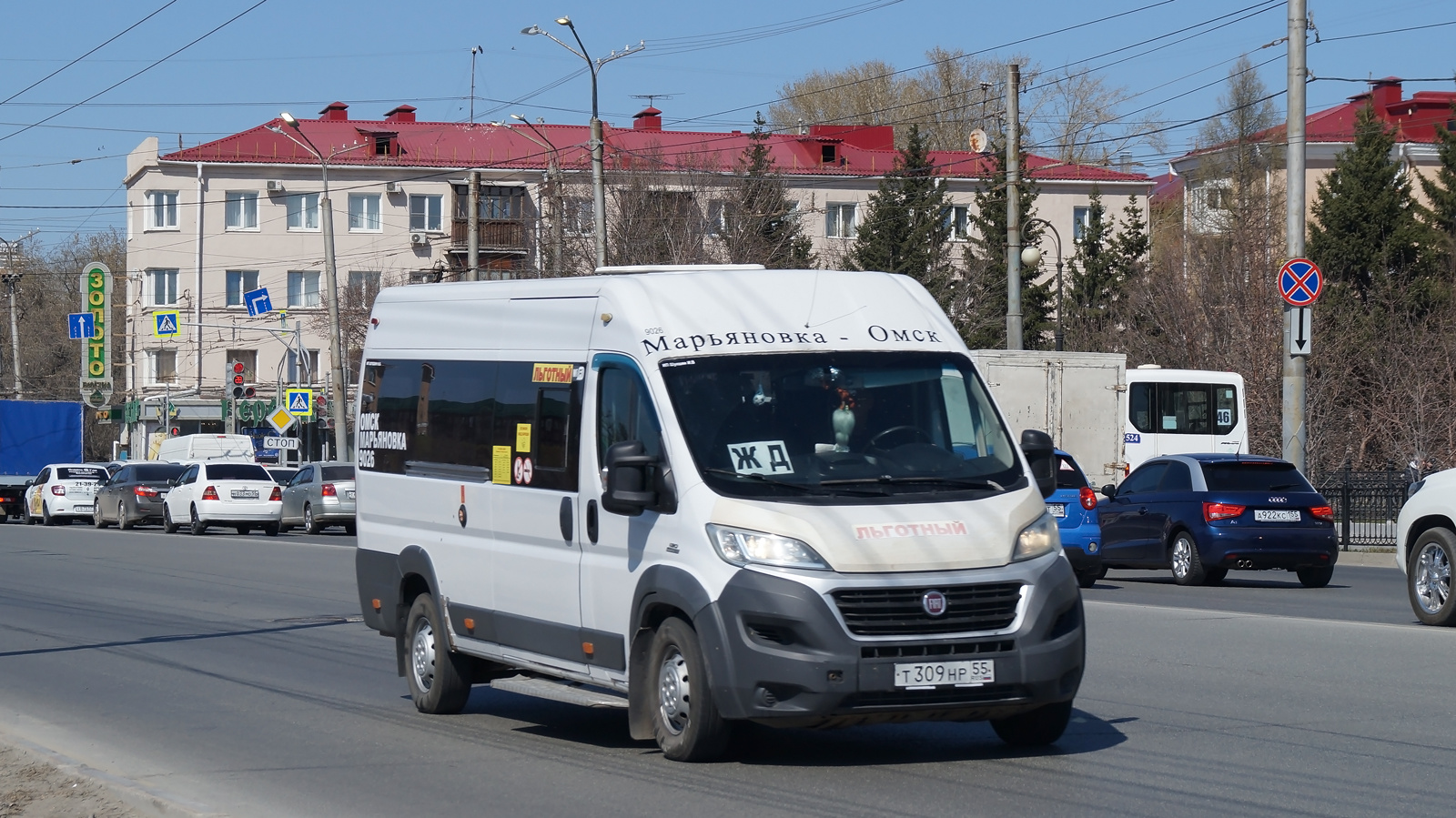 Омская область, Нижегородец-FST613 (FIAT Ducato) № Т 309 НР 55