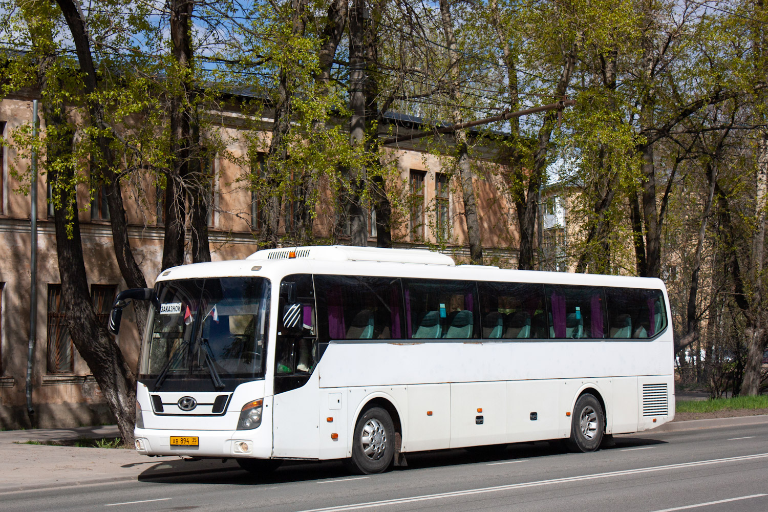 Вологодская область, Hyundai Universe Space Luxury № АВ 894 35