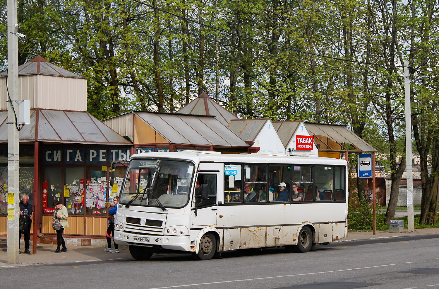 Ленинградская область, ПАЗ-320412-05 № 7786