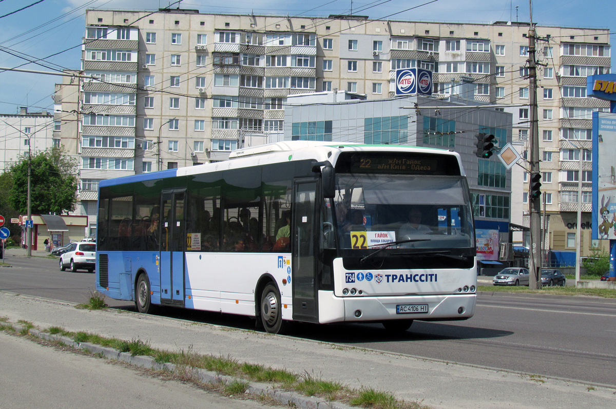 Киевская область, VDL Berkhof Ambassador 200 № 734