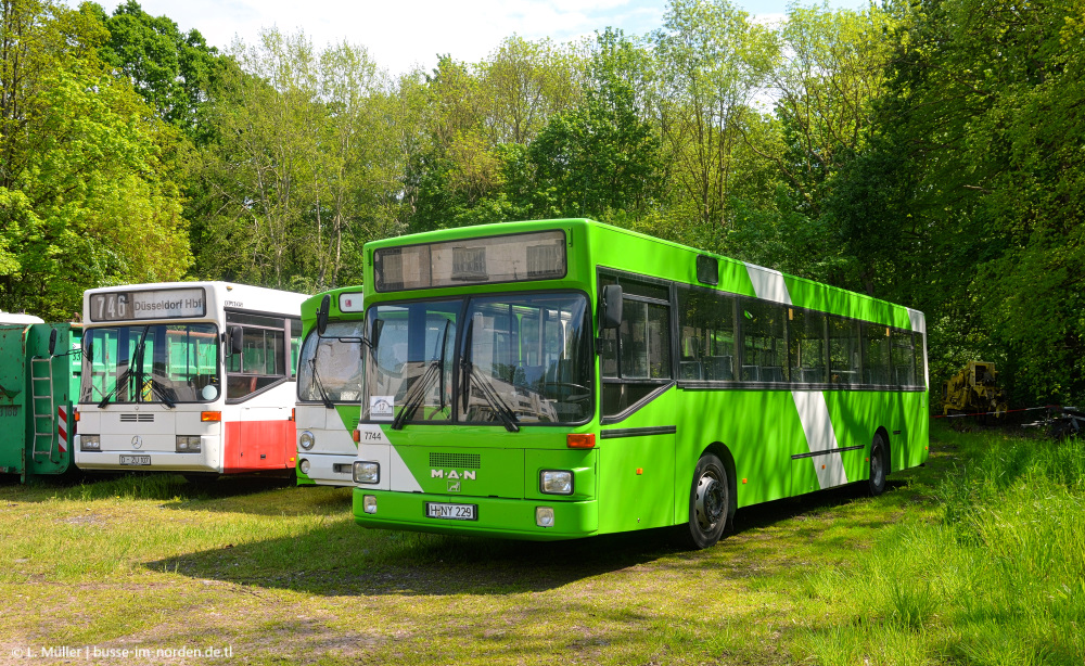 Нижняя Саксония, MAN 791 SL202 № 7744; Нижняя Саксония — Bustreffen Wehmingen Hannoversches Straßenbahnmuseum 14.05.2023