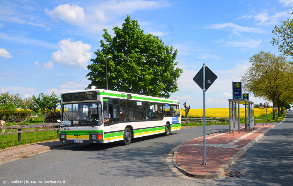 Северный Рейн-Вестфалия, MAN A10 NL202 № 36; Нижняя Саксония — Bustreffen Wehmingen Hannoversches Straßenbahnmuseum 14.05.2023