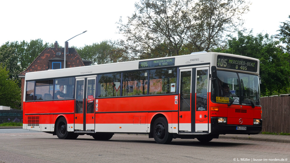 Гамбург, Mercedes-Benz O405 № 2575; Нижняя Саксония — Bustreffen Wehmingen Hannoversches Straßenbahnmuseum 14.05.2023