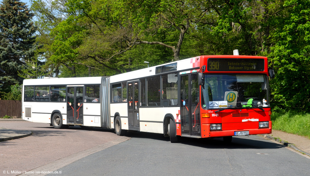 Северный Рейн-Вестфалия, Mercedes-Benz O405GN2 № 99-01; Нижняя Саксония — Bustreffen Wehmingen Hannoversches Straßenbahnmuseum 14.05.2023