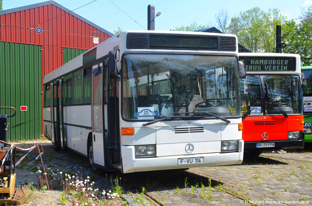 Нижняя Саксония, Mercedes-Benz O407 № H 075074; Нижняя Саксония — Bustreffen Wehmingen Hannoversches Straßenbahnmuseum 14.05.2023