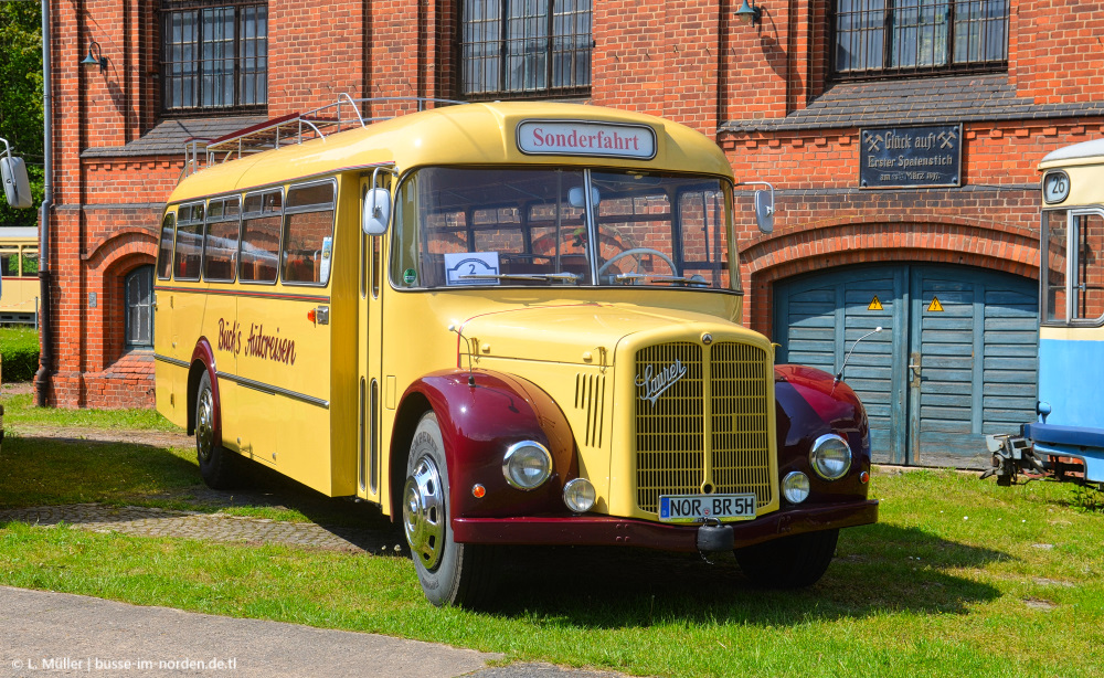 Нижняя Саксония, Saurer № NOR-BR 5H; Нижняя Саксония — Bustreffen Wehmingen Hannoversches Straßenbahnmuseum 14.05.2023