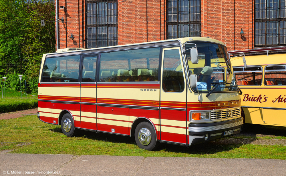 Нижняя Саксония, Setra S208H № NOR-S 208H; Нижняя Саксония — Bustreffen Wehmingen Hannoversches Straßenbahnmuseum 14.05.2023