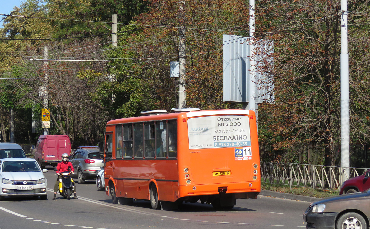 Краснодарский край, ПАЗ-320414-05 "Вектор" (1-2) № АМ 228 23