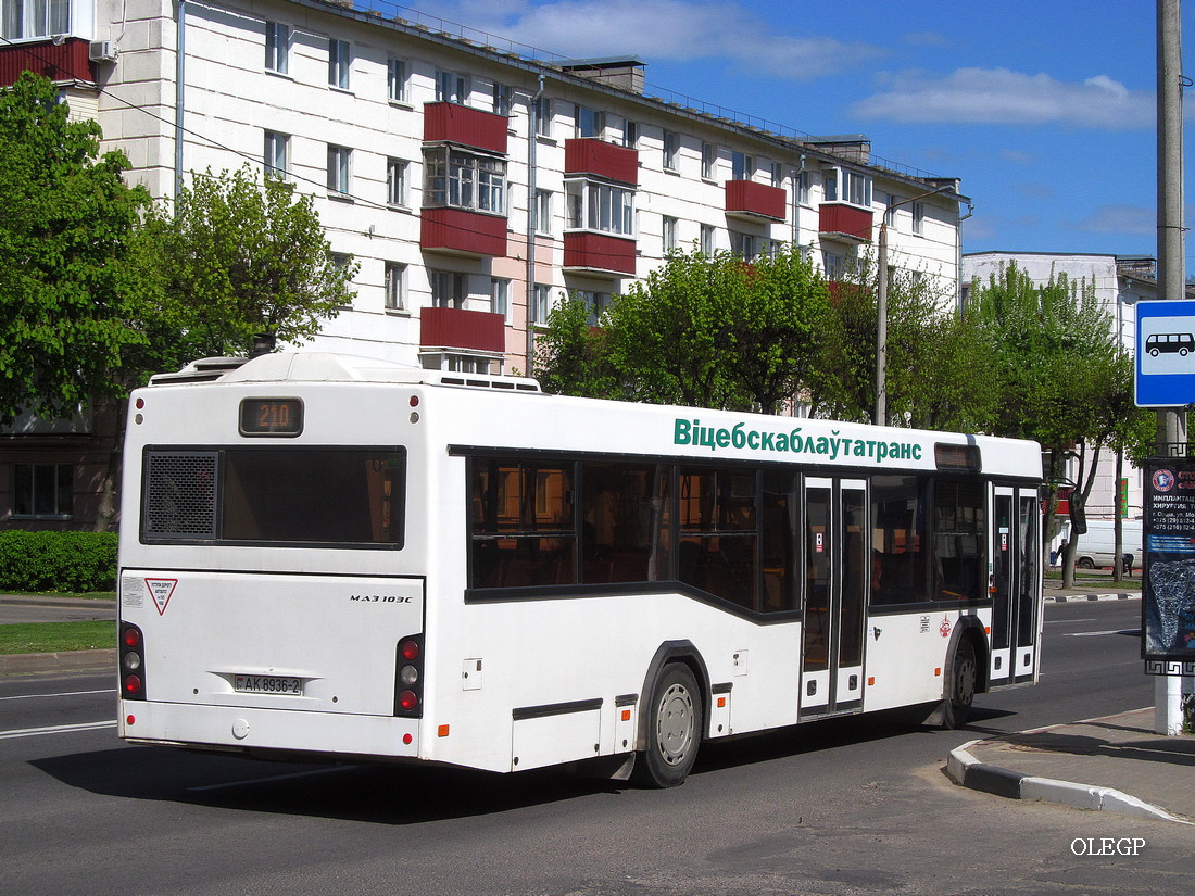 Vitebsk region, MAZ-103.586 Nr. АК 8936-2