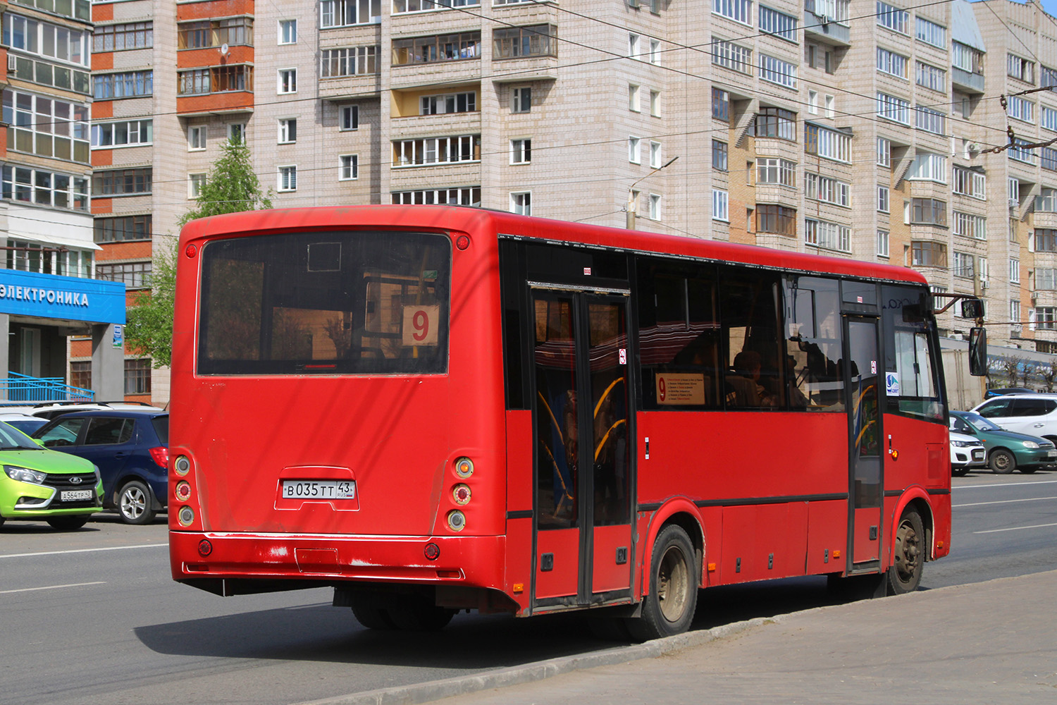 Кировская область, ПАЗ-320414-04 "Вектор" (1-2) № В 035 ТТ 43