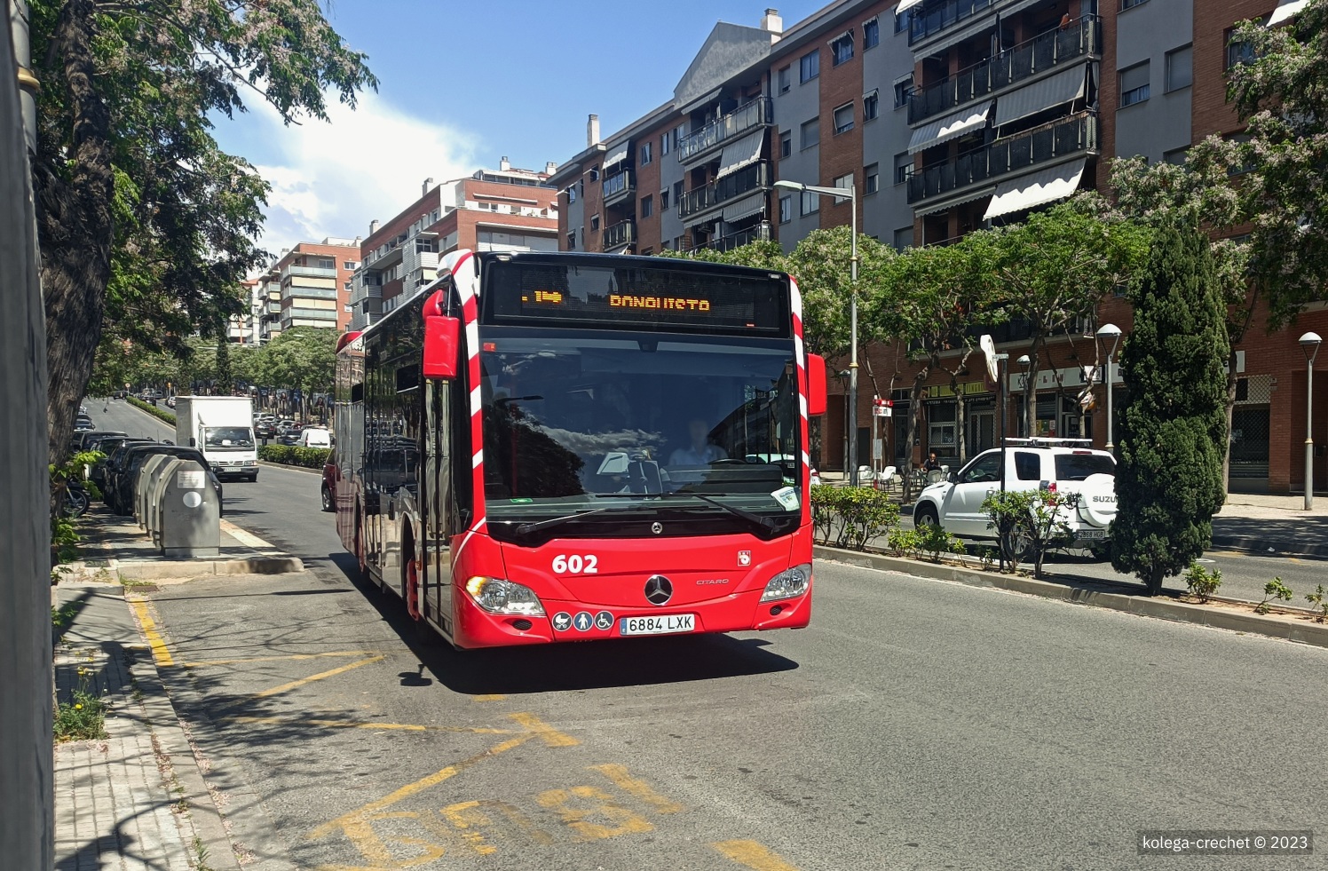 Испания, Mercedes-Benz Citaro C2 K № 602