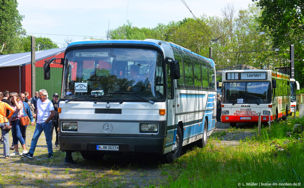 Нижняя Саксония, Mercedes-Benz O303-10ÜHE № H-HH 3033H; Нижняя Саксония — Bustreffen Wehmingen Hannoversches Straßenbahnmuseum 14.05.2023