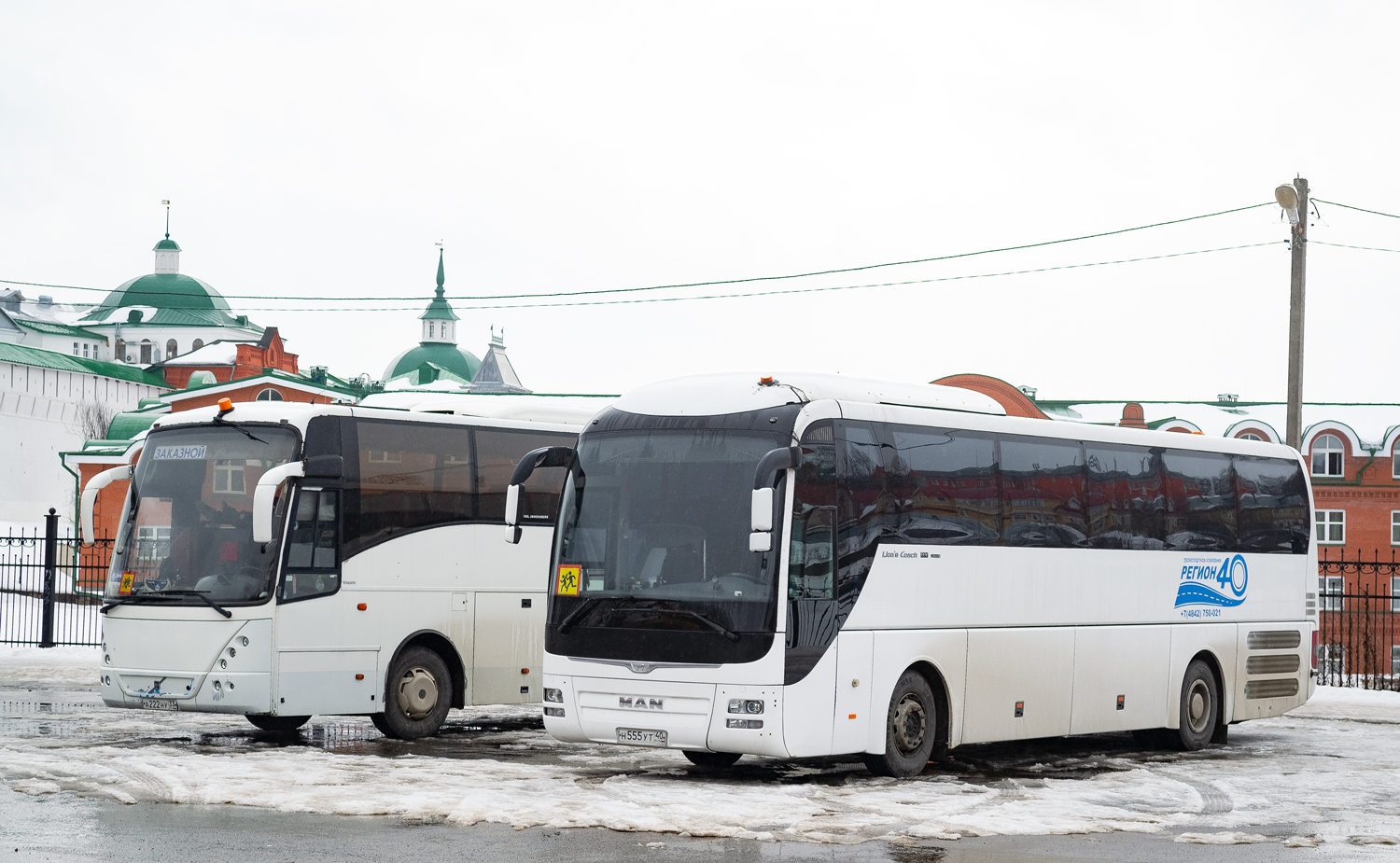 Калужская область, MAN R07 Lion's Coach RHC444 № Н 555 УТ 40