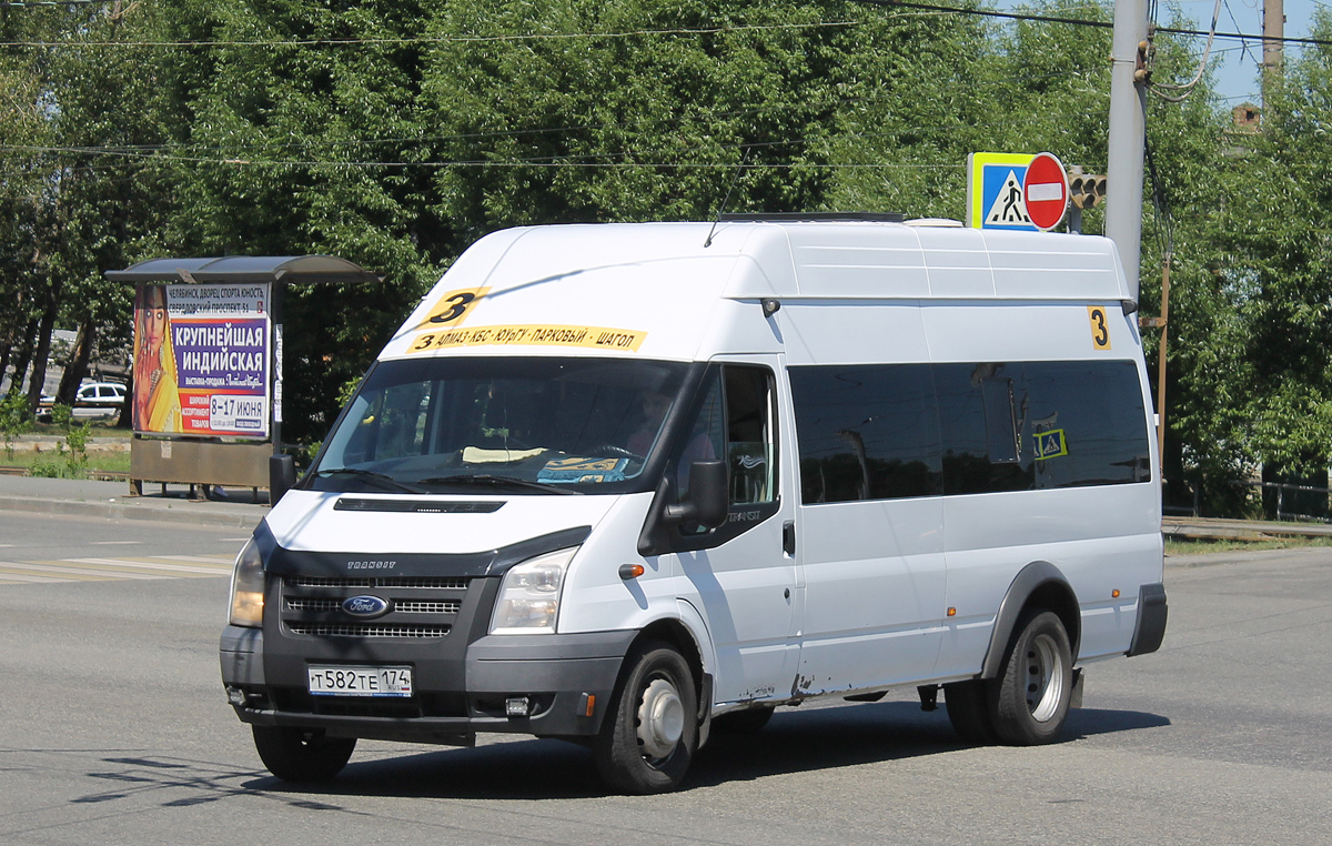 Челябинская область, Нижегородец-222709  (Ford Transit) № Т 582 ТЕ 174