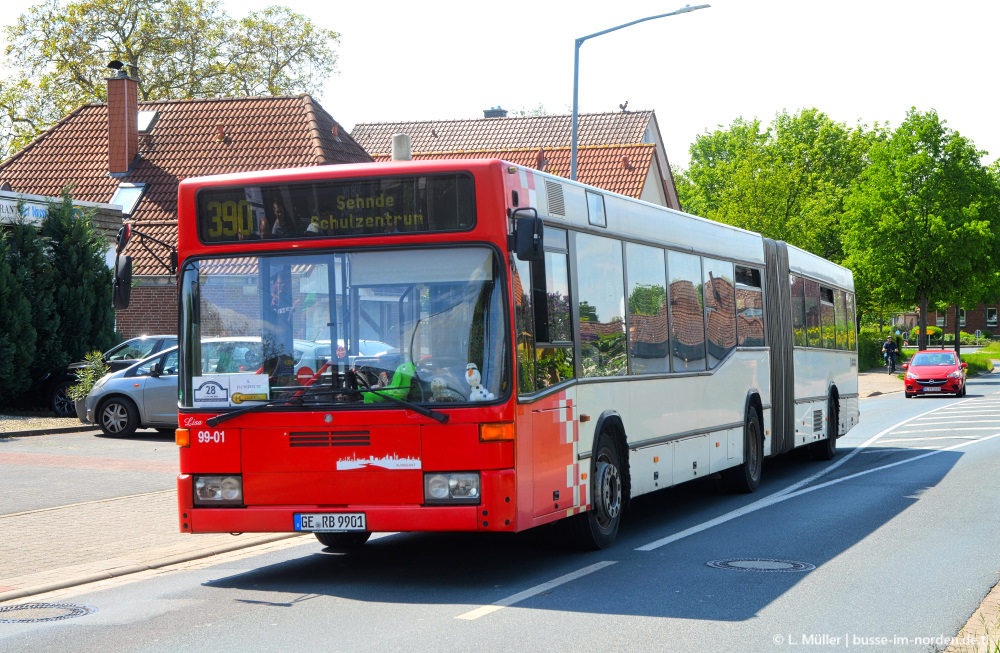 Северный Рейн-Вестфалия, Mercedes-Benz O405GN2 № 99-01; Нижняя Саксония — Bustreffen Wehmingen Hannoversches Straßenbahnmuseum 14.05.2023