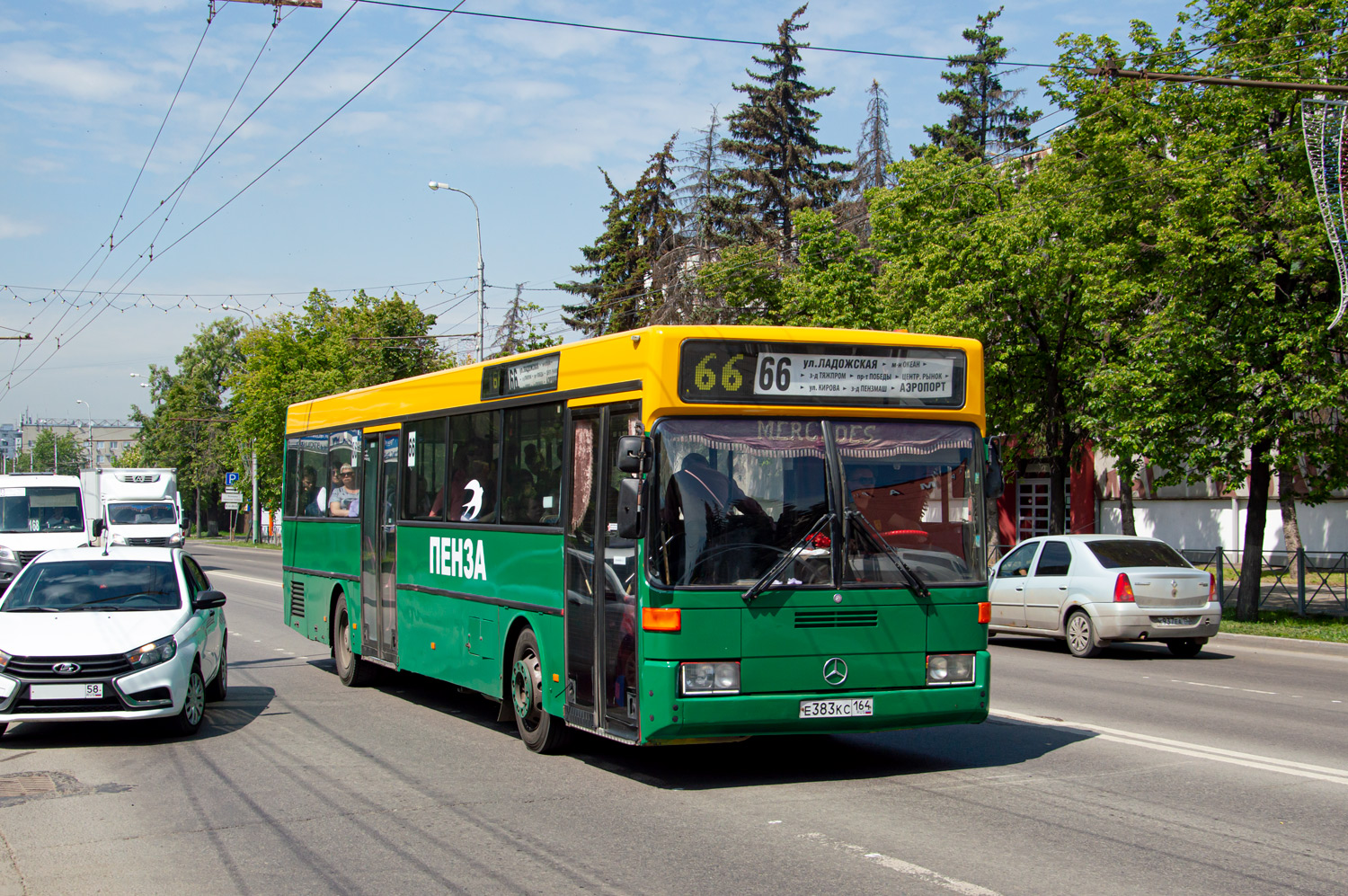 Пензенская область, ГАЗ-A64R42 Next № Р 298 ВО 58; Пензенская область, Mercedes-Benz O405 № Е 383 КС 164