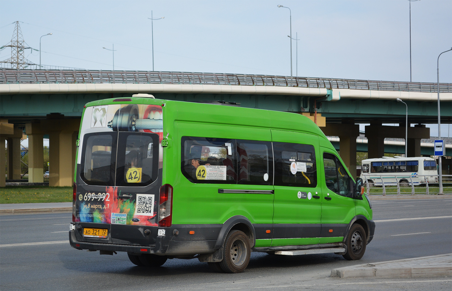 Тюменская область, Ford Transit FBD [RUS] (Z6F.ESG.) № АО 321 72