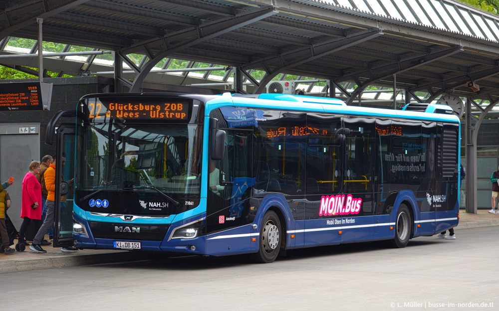 Шлезвиг-Гольштейн, MAN 12C Lion's City 12 NL330 EfficientHybrid № 21061