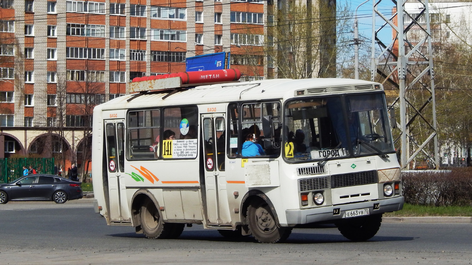 Томская область, ПАЗ-32054 № Е 663 УВ 70