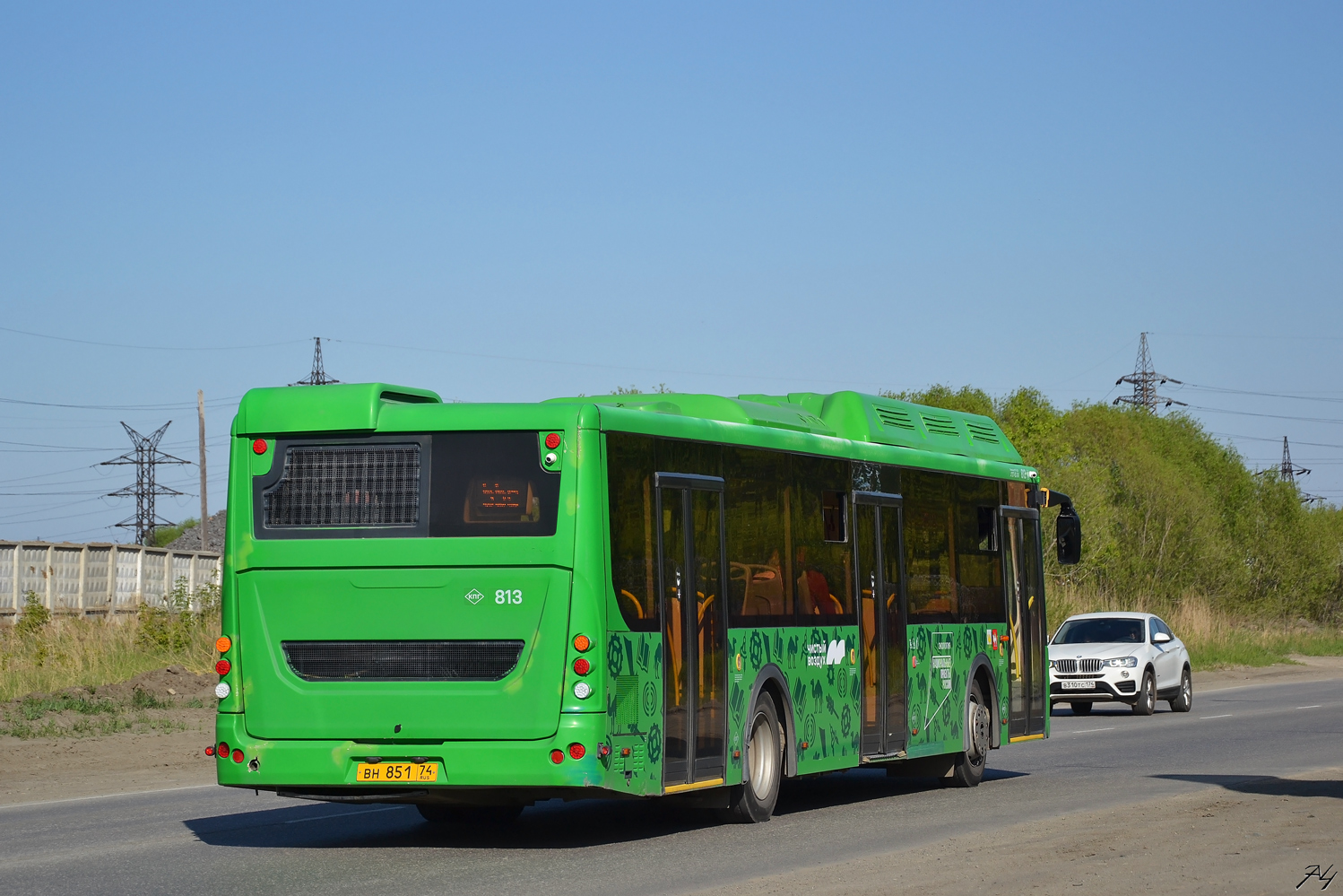 Челябинская область, ЛиАЗ-5292.67 (CNG) № 813