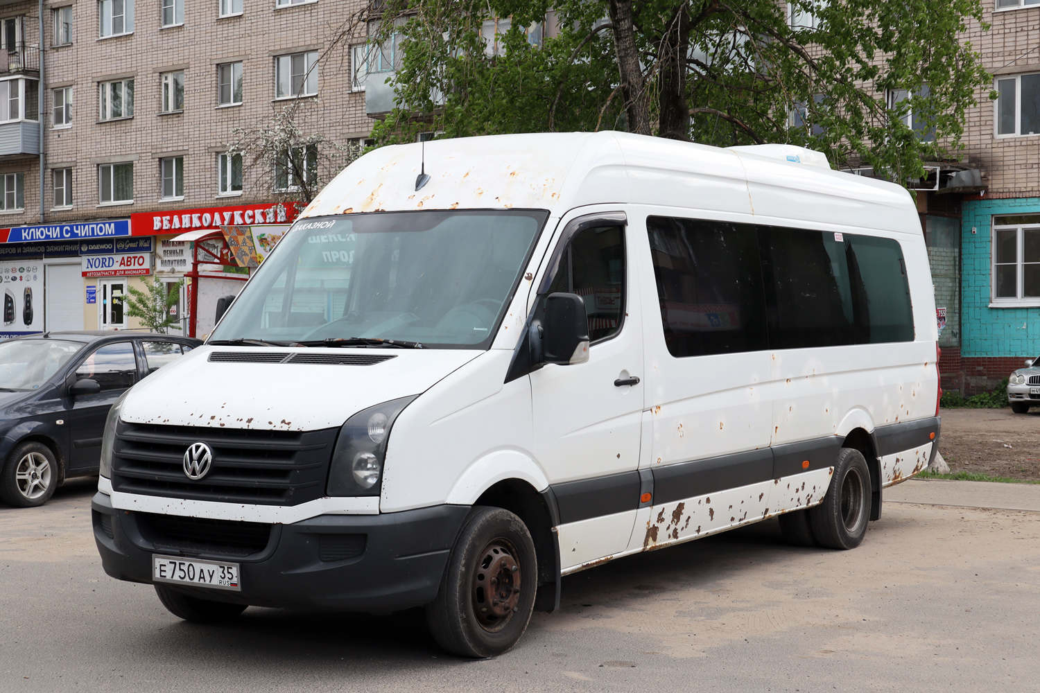 Вологодская область, Луидор-223701 (Volkswagen Crafter) № Е 750 АУ 35