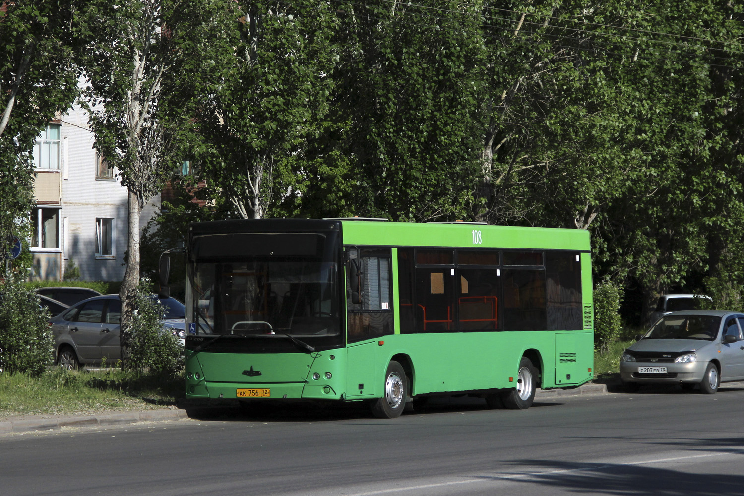 Ульяновская область, МАЗ-206.067 № АК 756 72