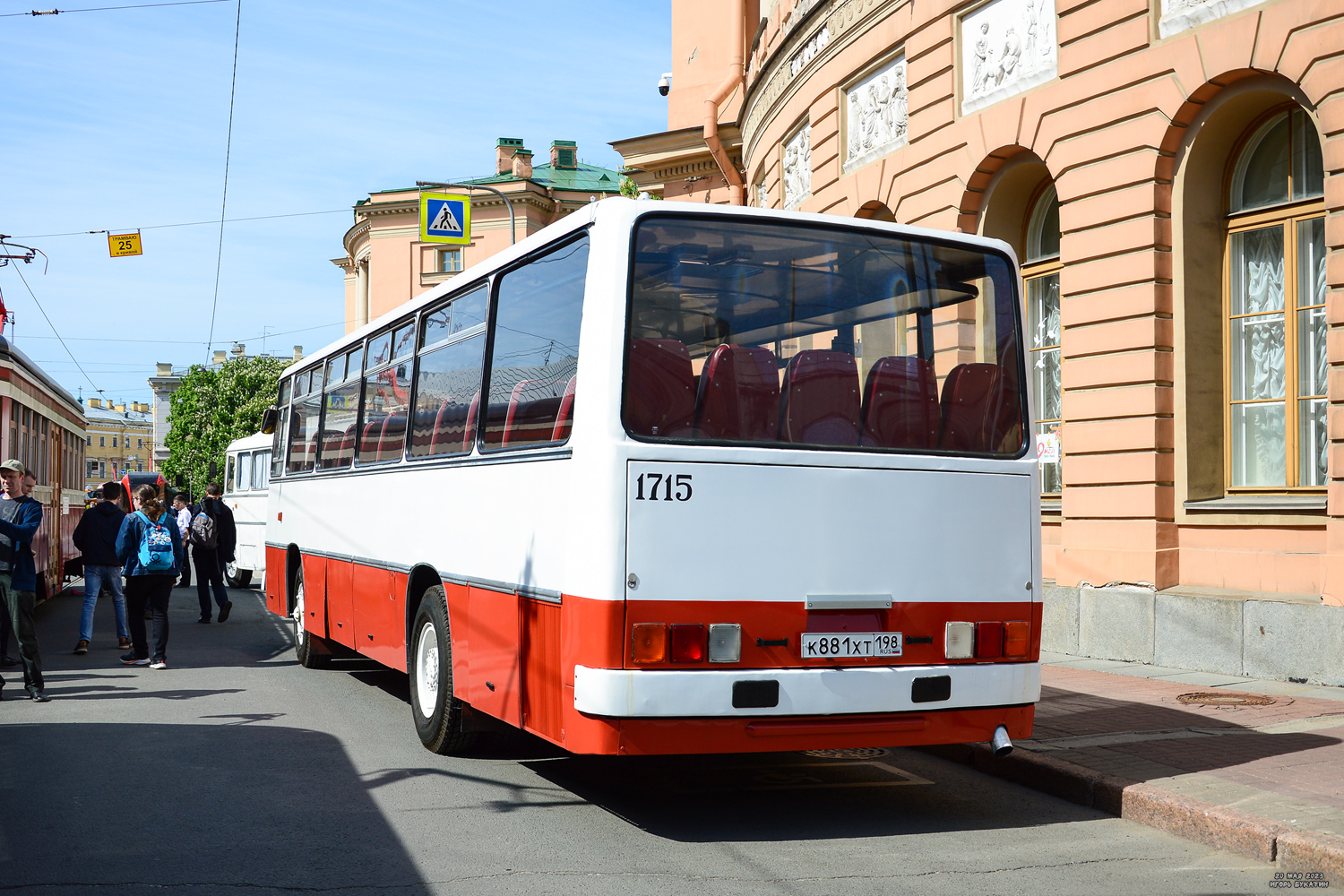 Saint Petersburg, Ikarus 255.70 # 1715; Saint Petersburg — IV International Transport Festival "SPbTransportFest-2023"