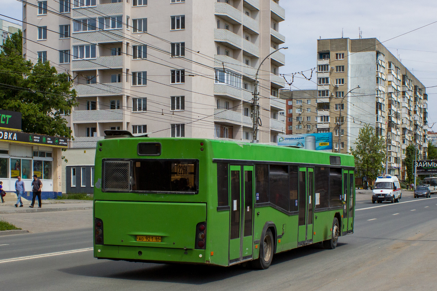 Саратовская область, МАЗ-103.465 № АО 921 64