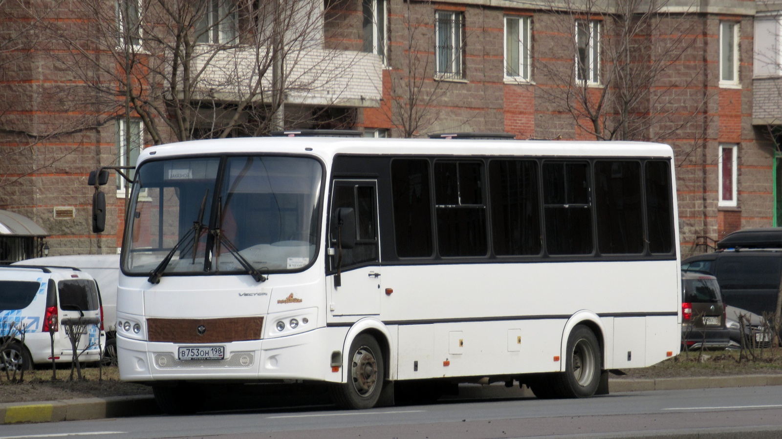 Санкт-Петербург, ПАЗ-320412-05 "Вектор" № В 753 ОН 198