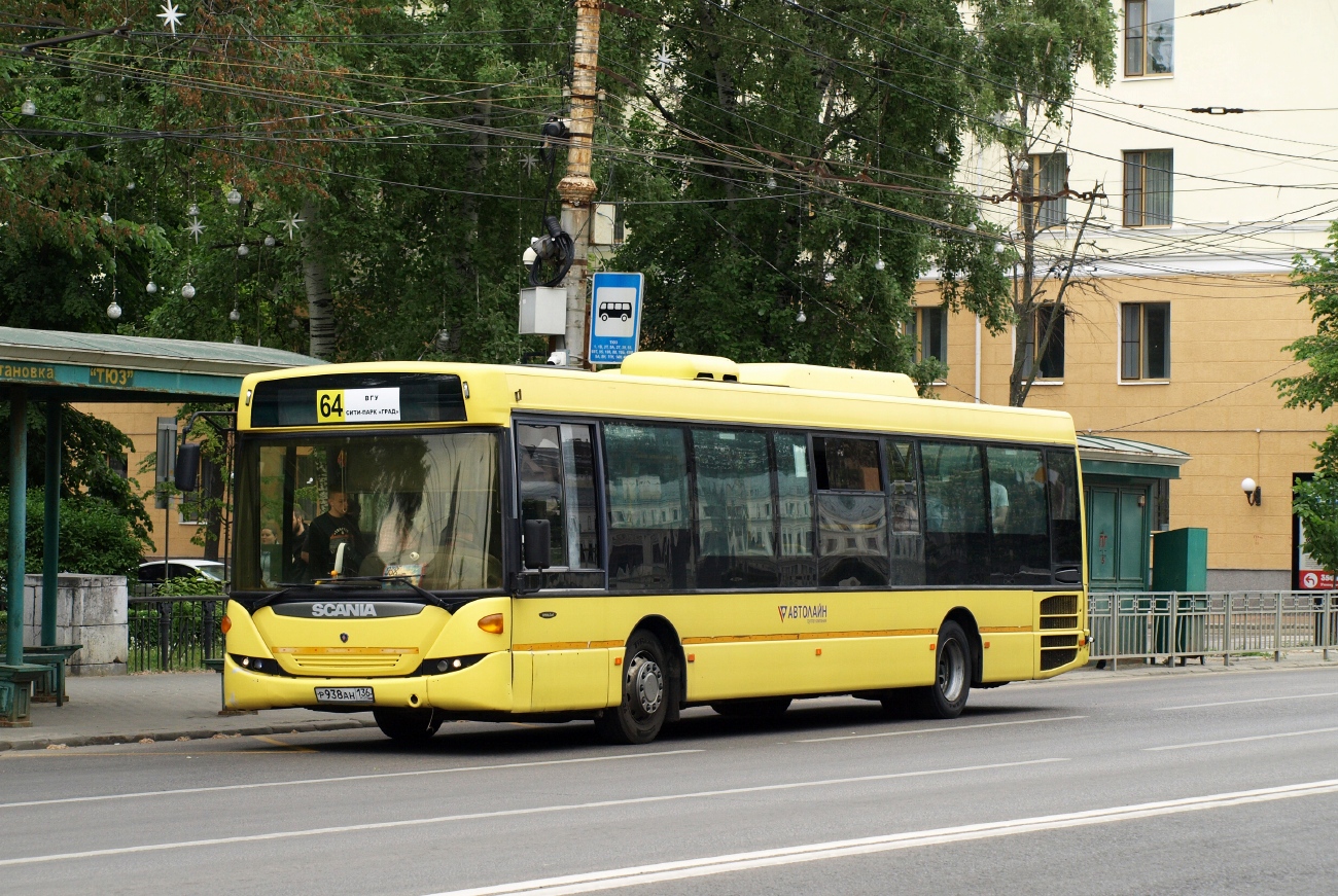 Воронежская область, Scania OmniLink II (Скания-Питер) № Р 938 АН 136