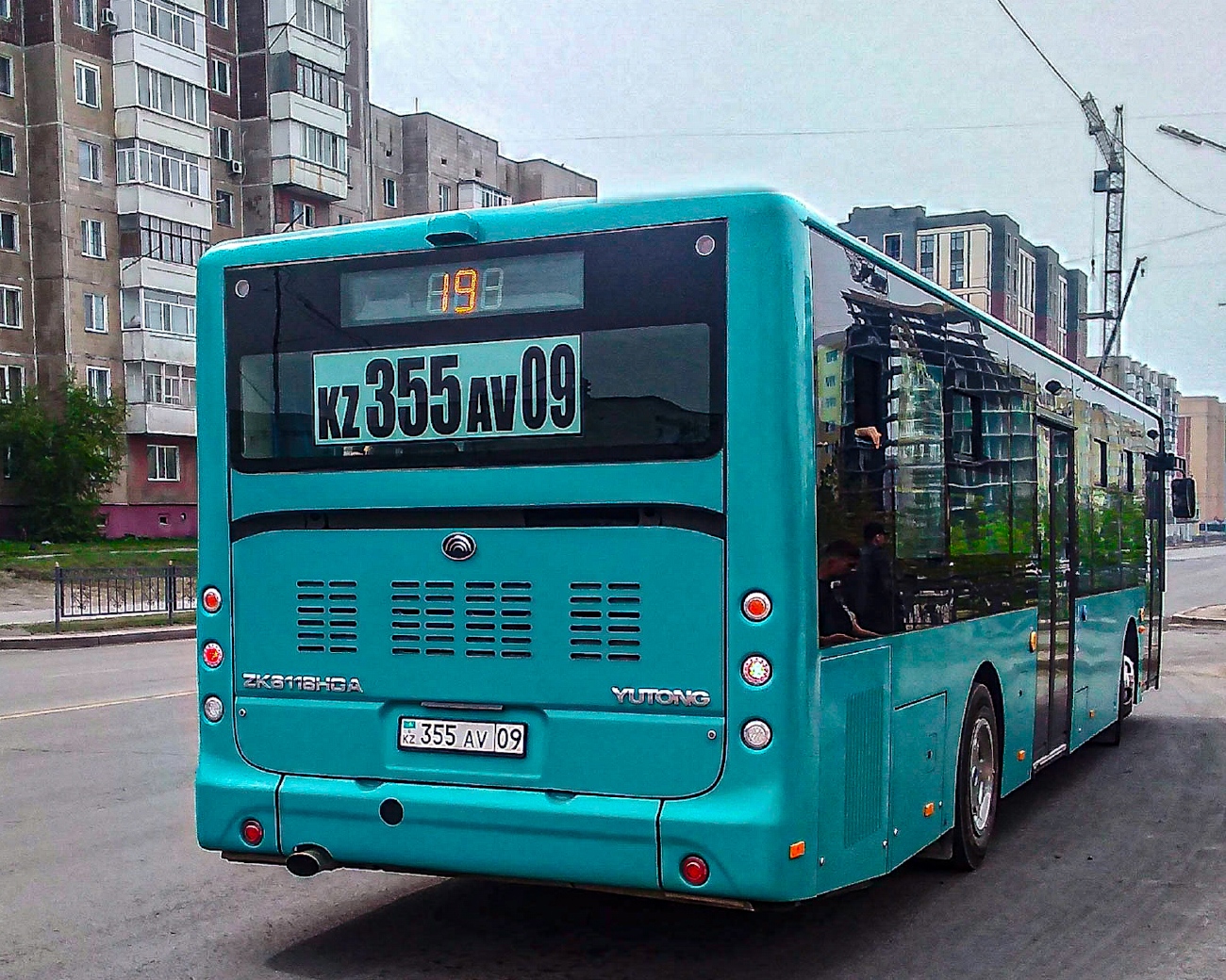 Карагандинская область, Yutong ZK6118HGA (QazTehna) № 355 AV 09