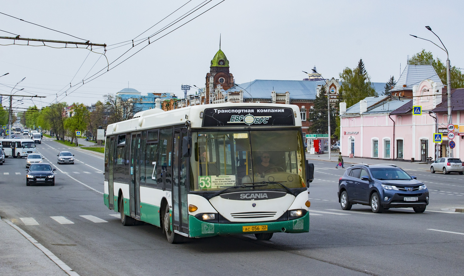 Алтайский край, Scania OmniLink I (Скания-Питер) № АС 056 22 Алтайский край, Scania OmniLink I (Скания-Питер) № АС 056 22