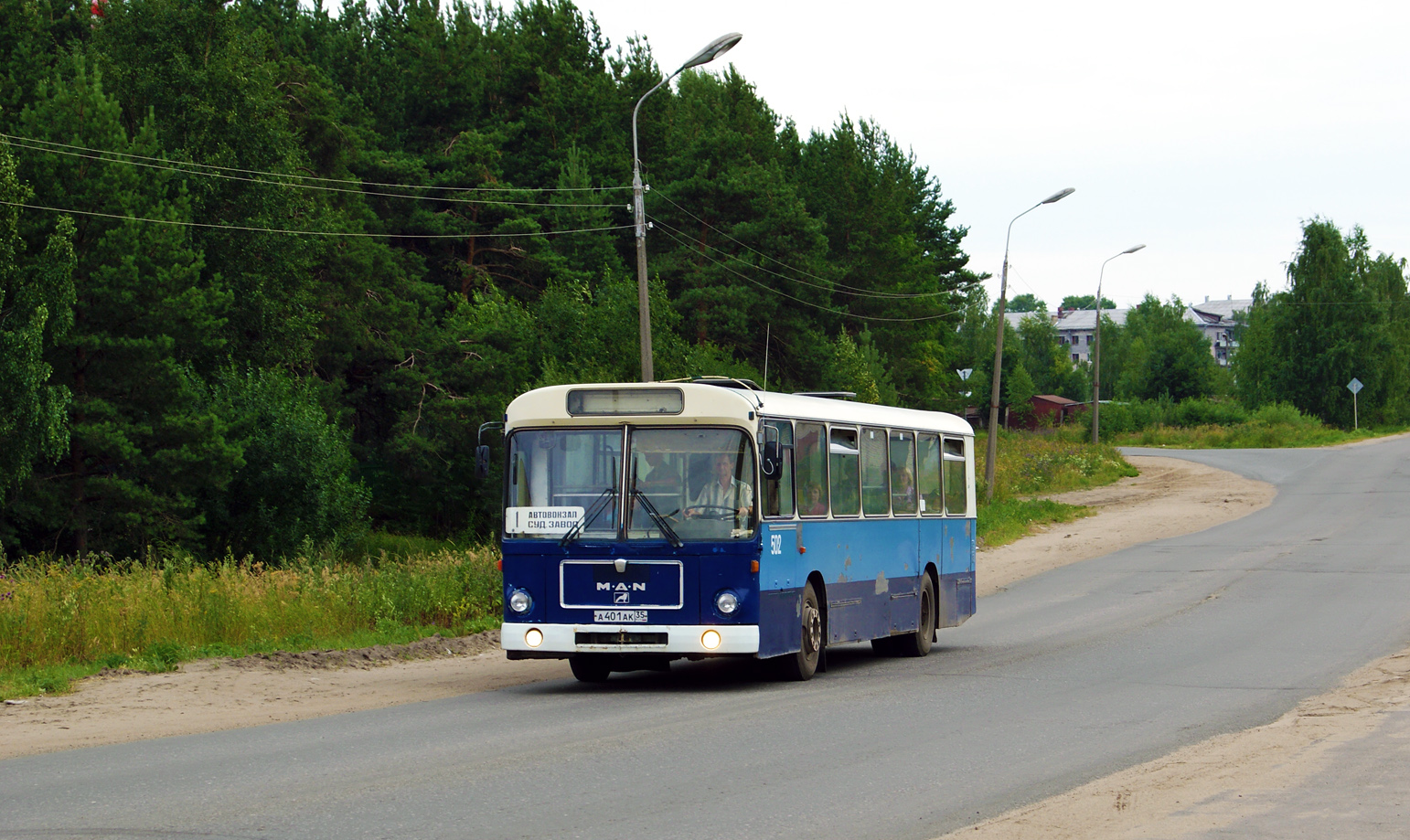 Вологодская область, MAN 192 SL200 № 502