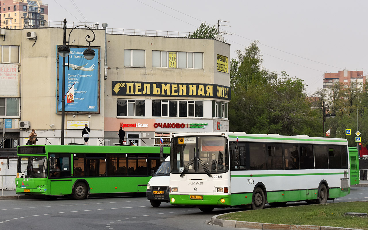Тюменская область, ЛиАЗ-5293.54 № 2289