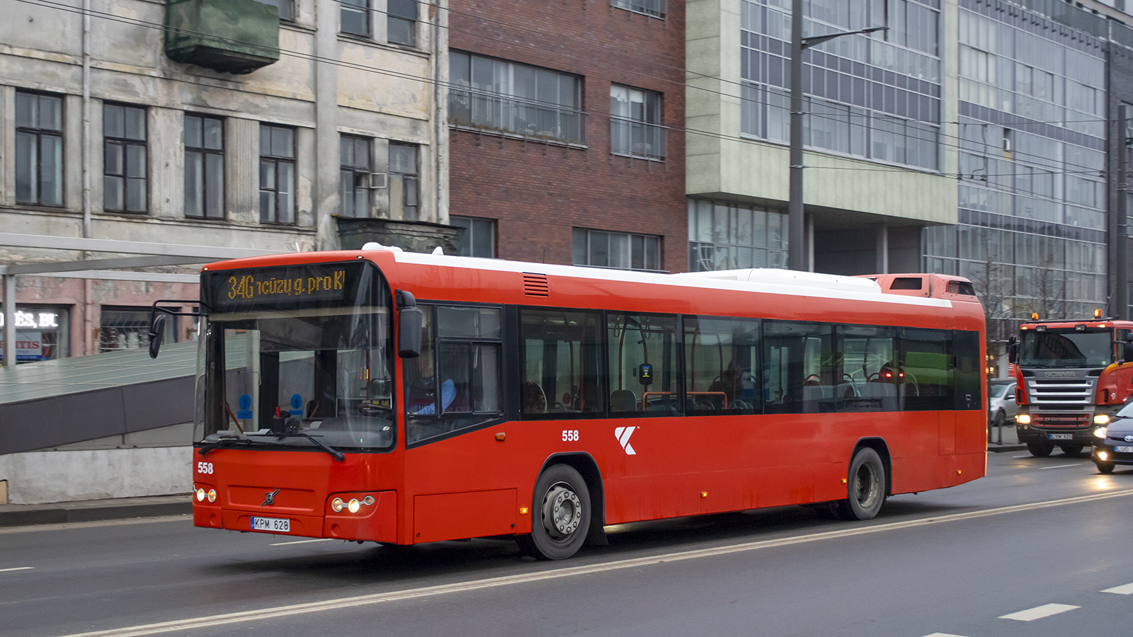 Литва, Volvo 7700 № 558