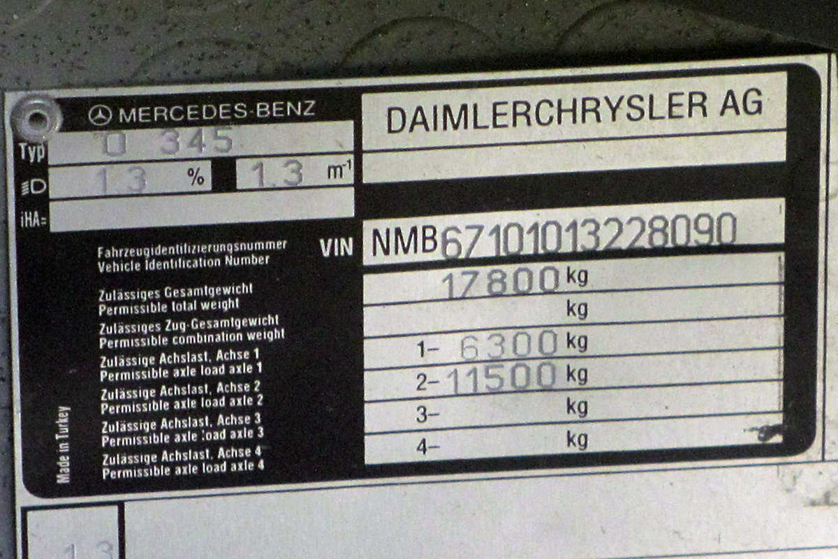 Dnipropetrovská oblast, Mercedes-Benz O345 č. 148