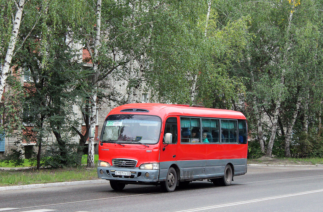 Алтайский край, Hyundai County Deluxe № С 157 ТУ 22