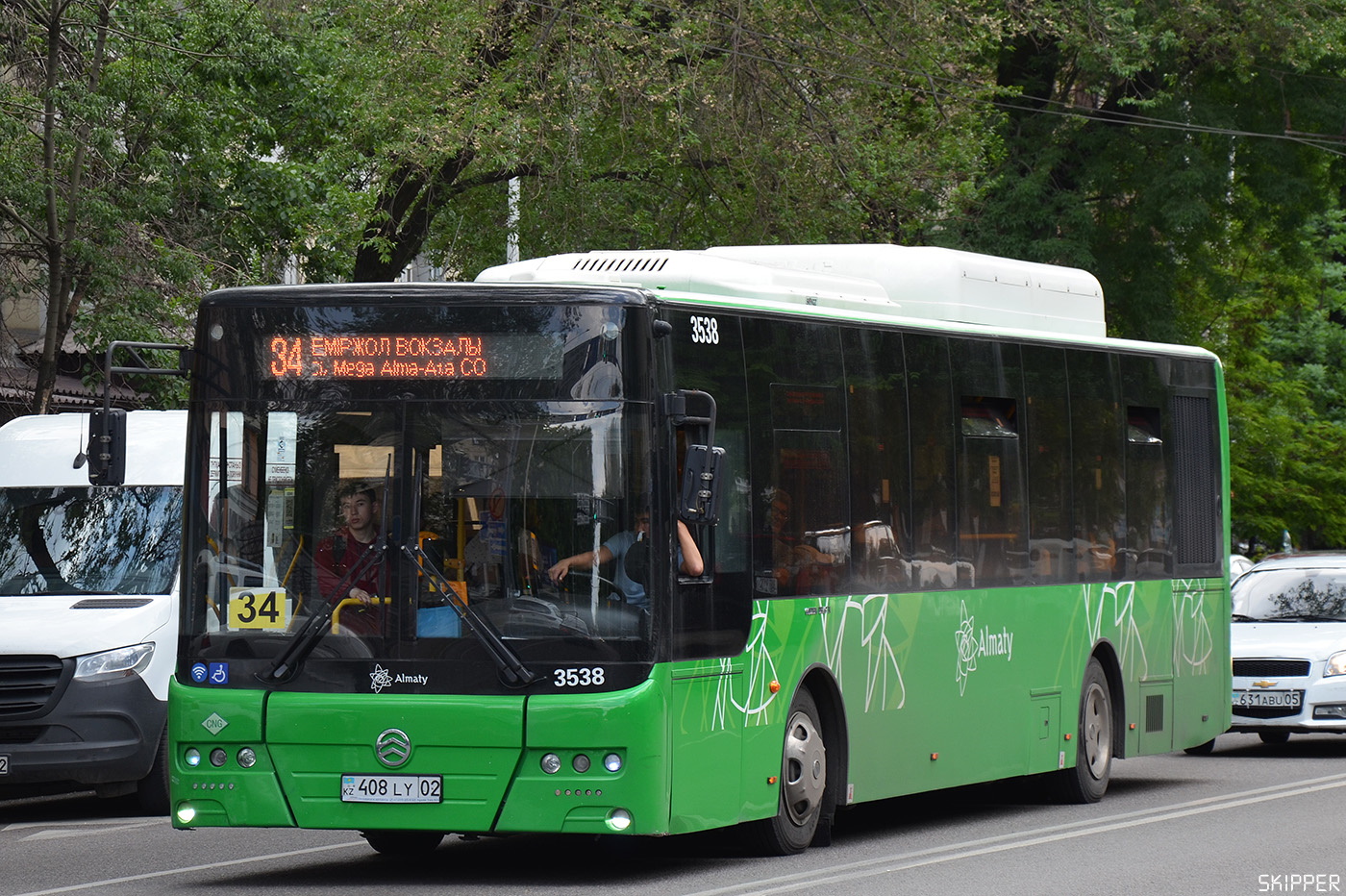 Алматы, Golden Dragon XML6125CN (Hyundai Trans Auto) № 3538