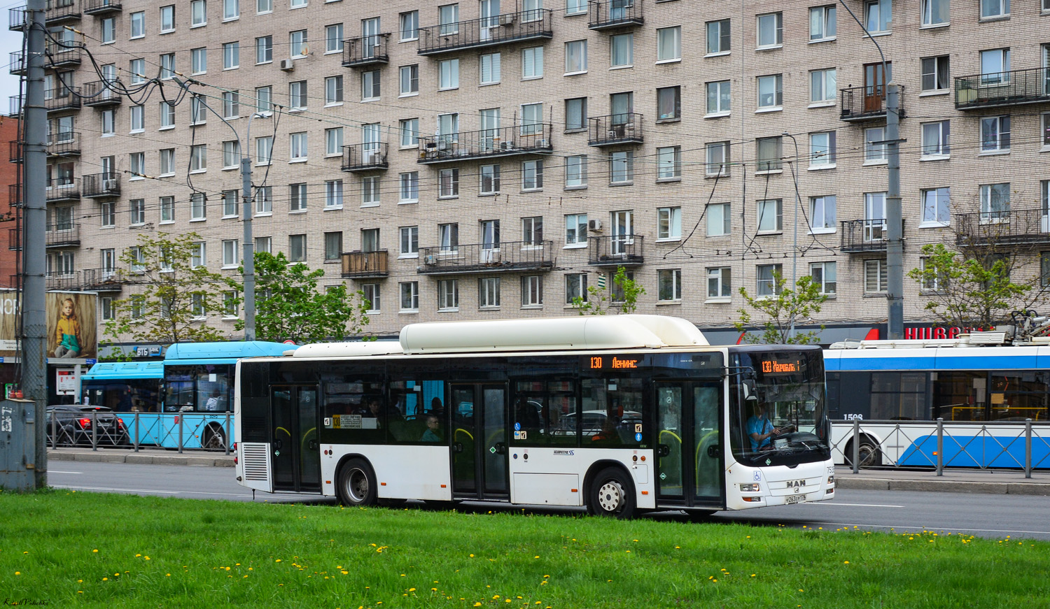 Санкт-Петербург, MAN A21 Lion's City NL313 CNG № 7535