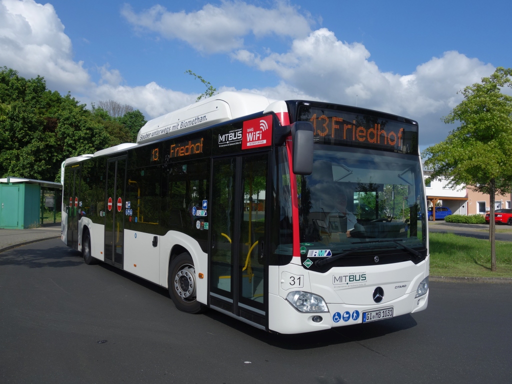 Гессен, Mercedes-Benz Citaro C2 NGT hybrid № 31