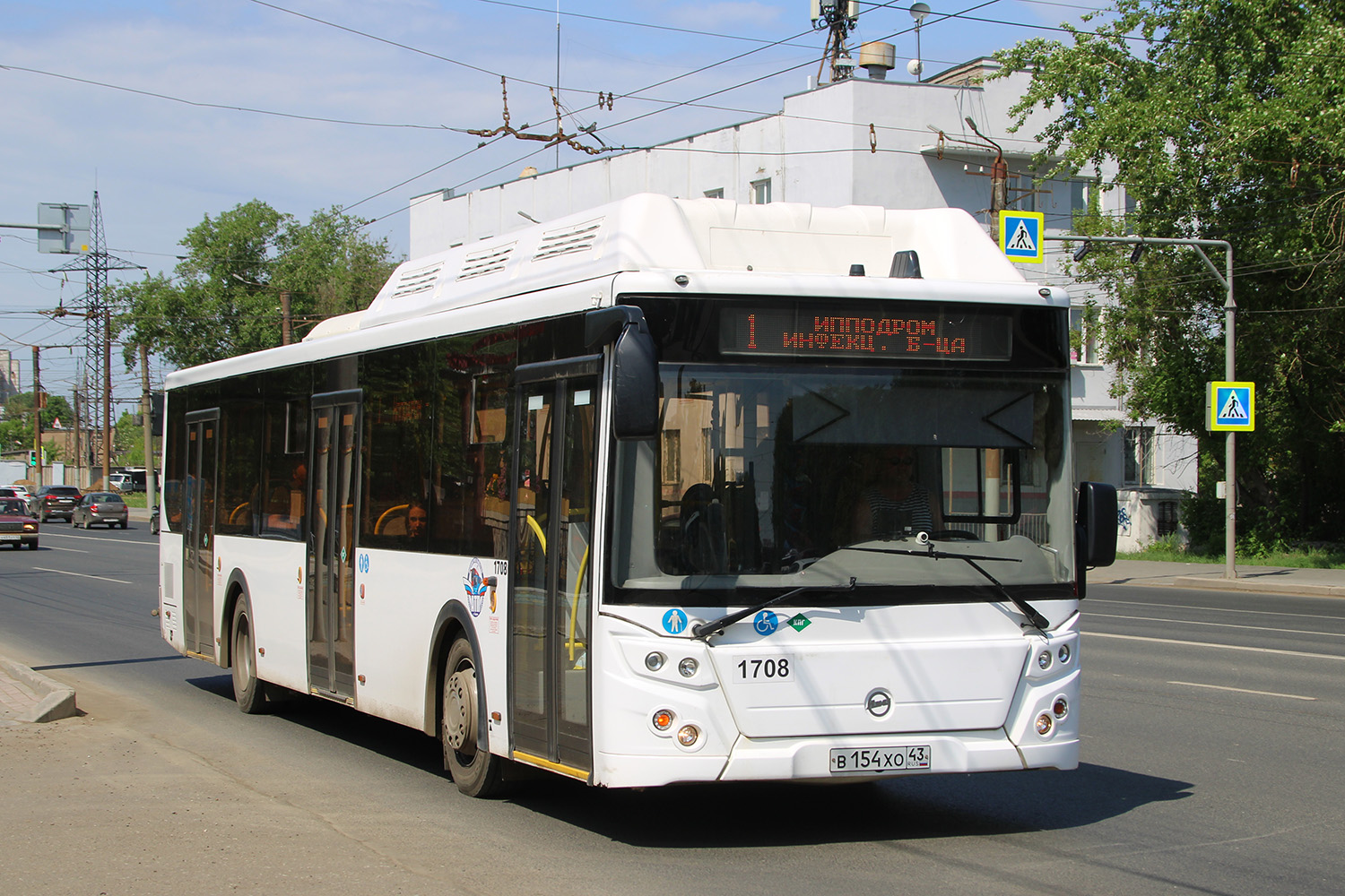 Кировская область, ЛиАЗ-5292.67 (CNG) № В 154 ХО 43